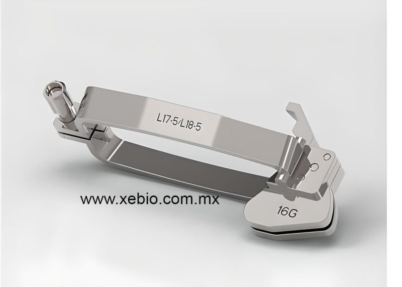 Guía de aguja de biopsia de acero inoxidable para sonda de ultrasonido lineal Philips L17-5 L18-5, soporte de aguja, kits de biopsia