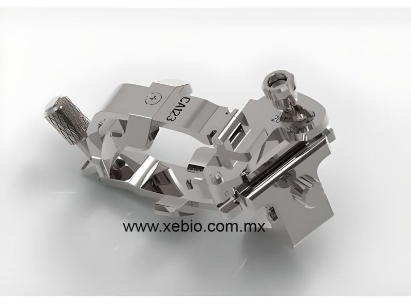 Soporte de aguja, soporte de guía de aguja de biopsia de acero inoxidable para transductor de ultrasonidos de matriz microconvexa CA123 de Esaote
