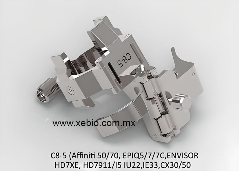 Guía de aguja de biopsia reutilizable Philips para transductor de ultrasonido microconvexo C8-5 (Affiniti 50/70, EPIQ5/7/7C, ENVISOR, HD7XE, HD7911/I5, IU22, IE33, CX30/50), soporte de aguja