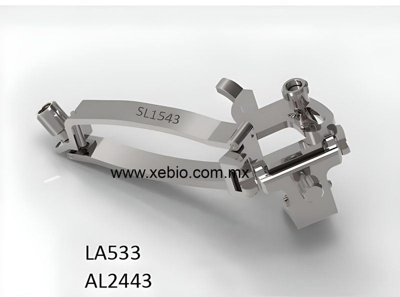 Soporte de aguja, soporte de guía de aguja de biopsia reutilizable para transductor de matriz lineal Esaote SL1543 LA533 AL2443