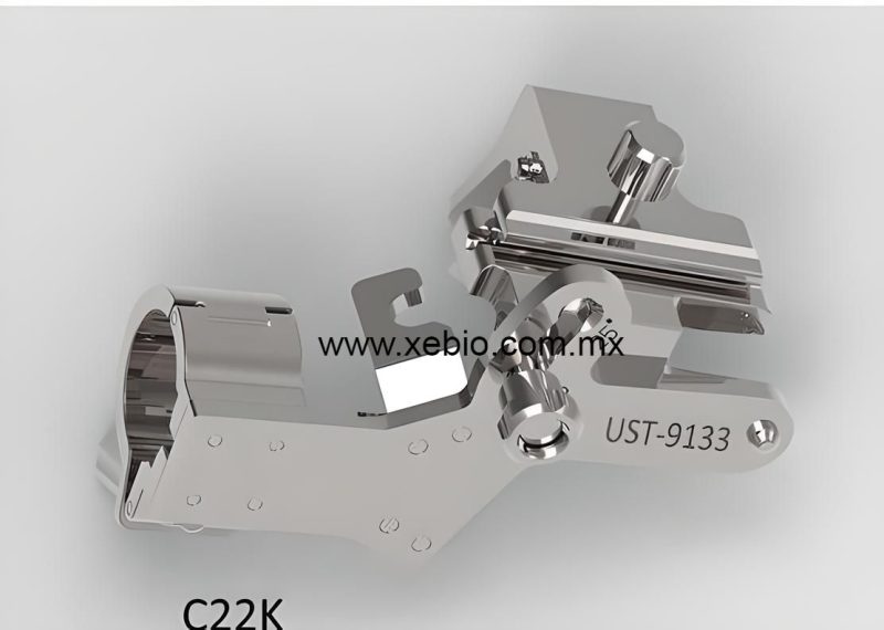 Soporte de aguja de biopsia reutilizable, guía de aguja para sonda de ultrasonidos de matriz microconvexa Hitachi Aloka UST-9133 C22K