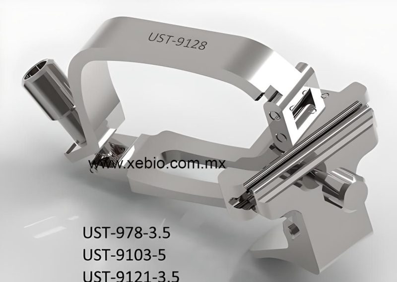 Soporte de aguja de biopsia reutilizable Hitachi Aloka para sonda de ultrasonido de matriz microconvexa UST-9128 UST-978-3.5 UST-9103-5 UST-9121-3.5