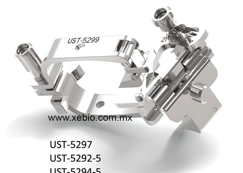 Soporte de aguja de biopsia reutilizable Hitachi Aloka para sonda de ultrasonido de matriz en fase UST-5299 UST-5297 UST-5294-5 UST-5292-5
