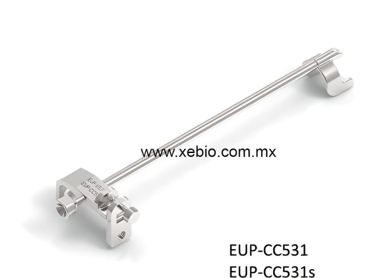 Soporte de aguja de biopsia reutilizable, guía de aguja para sonda de ultrasonido endovaginal Hitachi Aloka EUP-CC531 CC41R EUP-CC531s