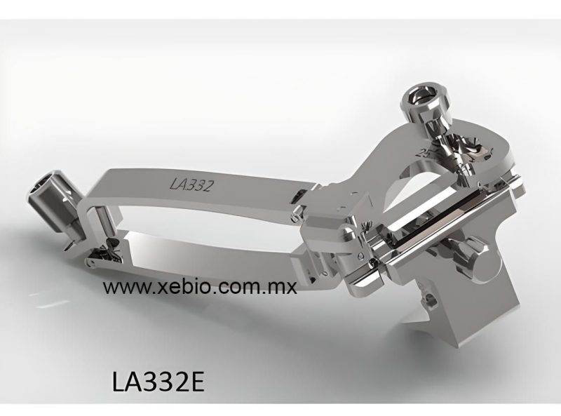 Soporte de aguja de biopsia reutilizable para transductor de ultrasonidos de matriz lineal Esaote LA332 LA332E