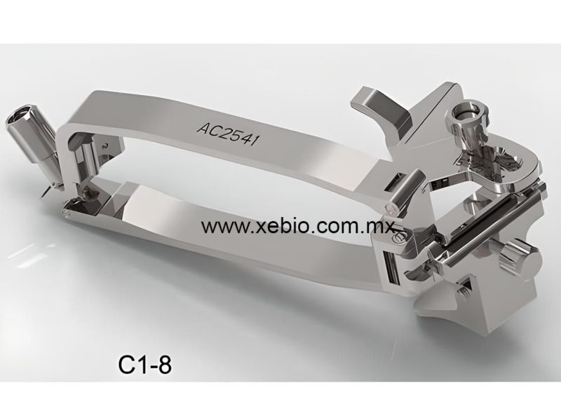 Soporte de aguja, guía de aguja de biopsia reutilizable para sonda de ultrasonidos de matriz convexa Esaote AC2541 C1-8