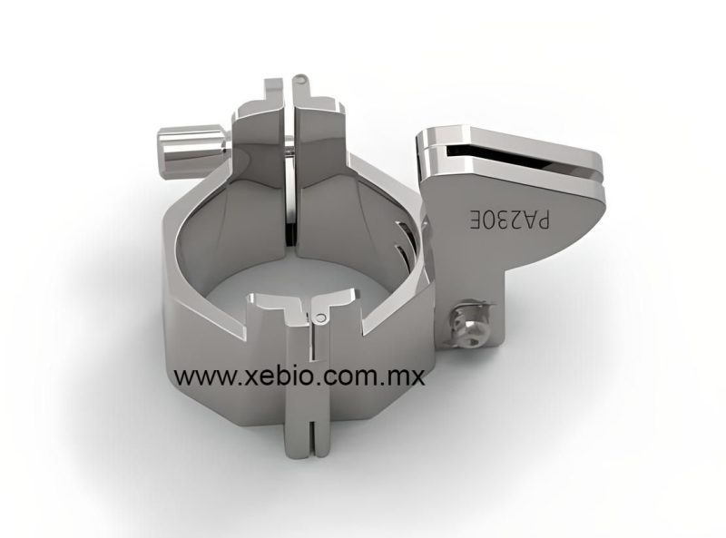 Soporte de aguja de biopsia reutilizable, guía de aguja para sonda de ultrasonidos phased array PA230E de Esaote